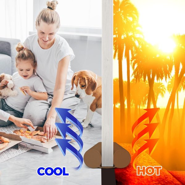 Pack Of 4 Double Door Draft Stopper