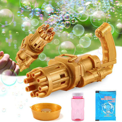 Automatic Gatling Bubble Gun For Kids | Pack of 2 Guns