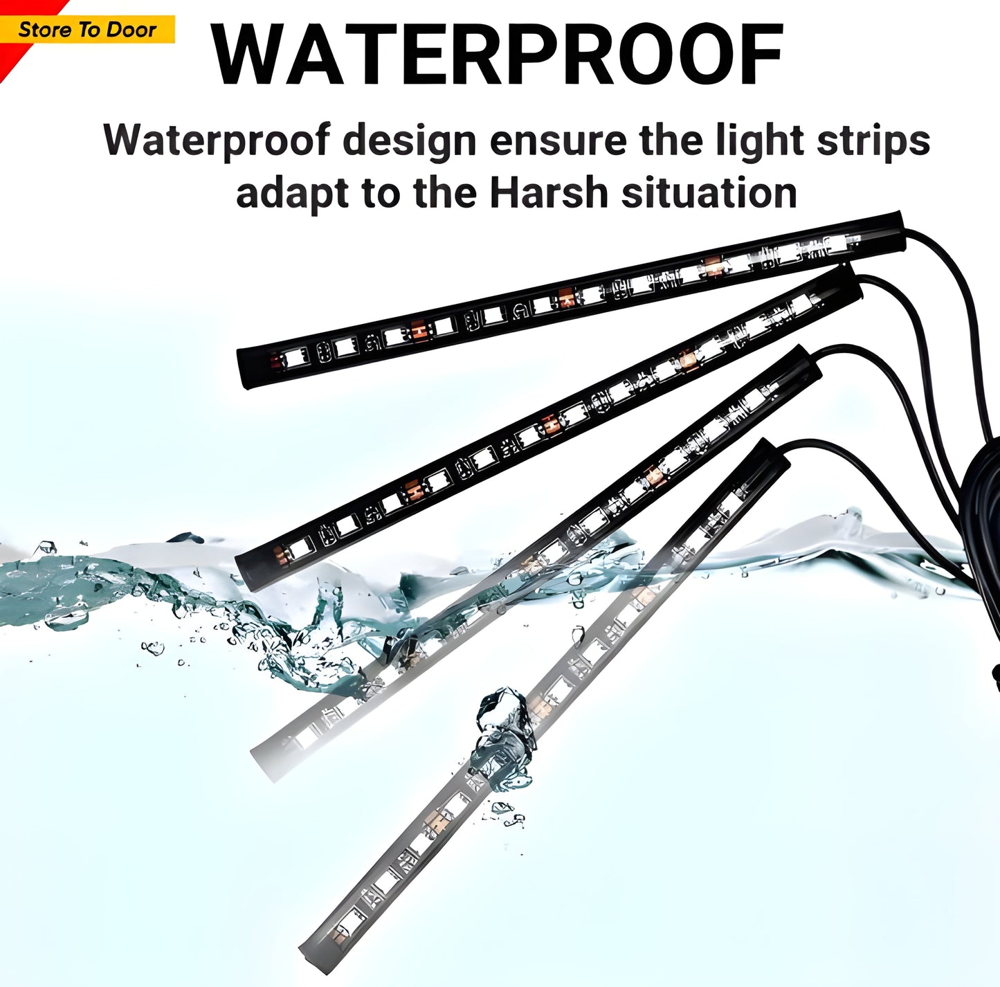 Car Interior RGB 48 LED Strip Lights