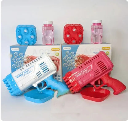(Mega Sale) Bazoka Bubble Blaster Gun Machine For Kids Indoor Outdoor Toy