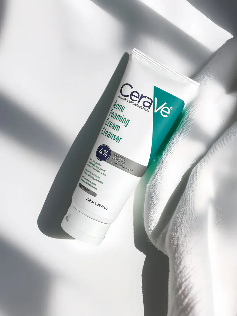 CERAVE 4-in-1 Skincare Kit | Cleanser, Night Cream, Retinol Serum & Sunscreen